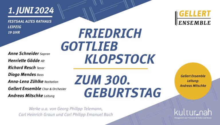 Klopstock zum 300. Geburtstag