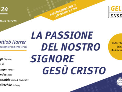 Passionsoratorium von Gottlob Harrer